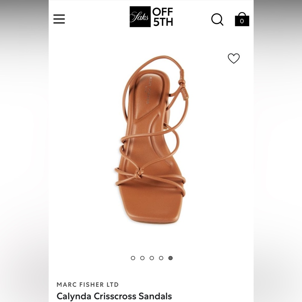 Marc Fisher Calynda crisscross sandals